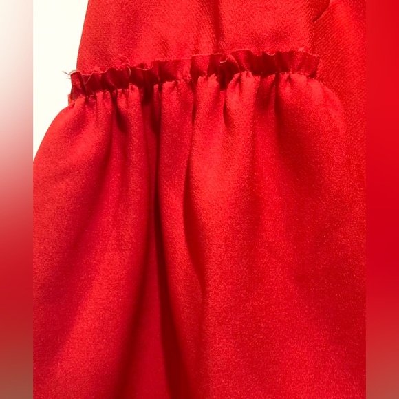 Zara Red Cropped Jacket, Size L, Red - Picture 7 of 13